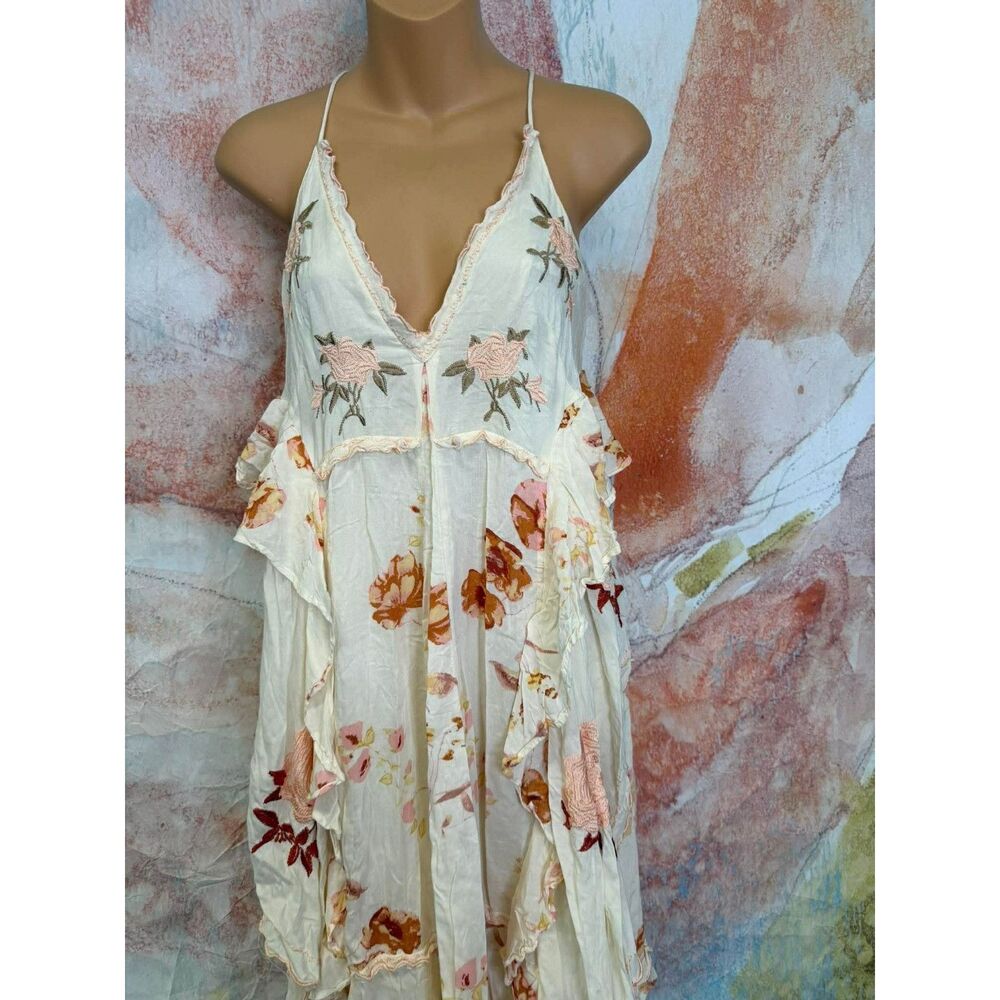 Free People Audrey Embroidered Maxi Dress - Picture 6 of 8